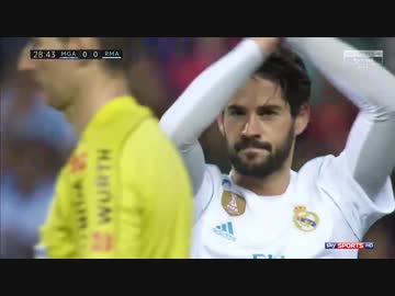 ≪17-18ラ・リーガ：第32節≫ マラガ vs レアル・マドリード