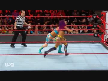 【WWE】ベイリーvsサシャ・バンクス【RAW 4.16】