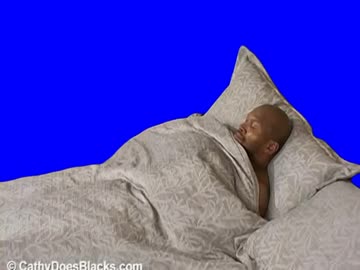 すやすや黒人BB