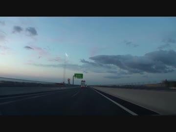 【車載動画】夜明けの高速道路を行く(関越道～圏央道～東名高速)
