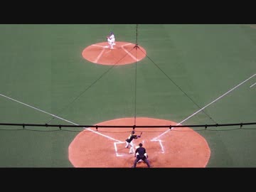 2018年4月19日　中日対阪神5回戦　７回表　松坂大輔　対　代打上本博紀