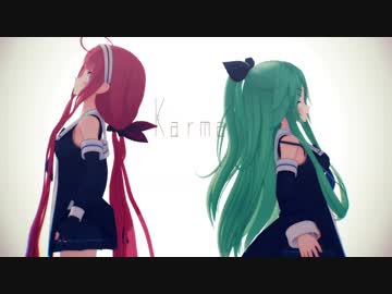 【MMD艦これ】江風と山風でKarma