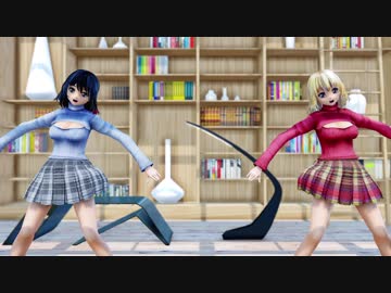 【MMD東方】マリーと蓮子で「スターナイトスノウ」【1080p60fps】