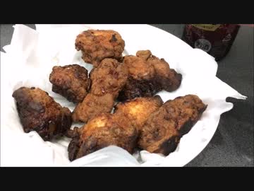 鳥の唐揚げを作ったのでお酒飲んでみた