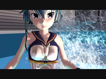 【MMD艦これ】伊13白水着で「拝啓ドッペルゲンガー」