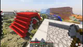 マイクラポケモンMODゲーム実況3:モクロー育成と謎の建造物