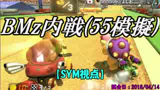 【マリカ８DX】BMz内戦 5対5模擬戦（SYM視点）【31.5試合目】