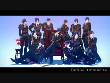 【MMD刀剣乱舞】 " 太陽系デスコ " 【燭x12+α】