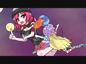 【東方】女神と妖精【手書き】