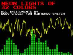 ニンテンドースイッチで曲を作ってみた「NEON LIGHTS OF 32 COLORS」