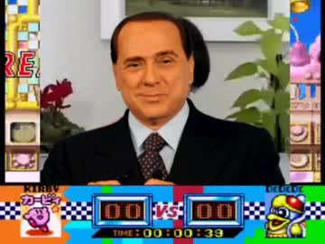 ベルルスコーニの選挙レース