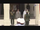 UAE(アラブ首長国連邦)を訪問した安倍総理の現地報道映像