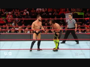 【WWE】セス・ロリンズ(ch.)vsフィン・ベイラー【RAW 4.30】