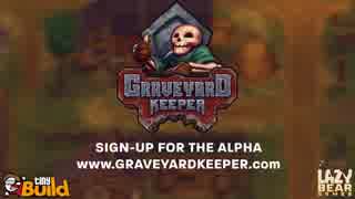 【ゲーム】墓地経営シミュレーション Graveyard Keeper Gameplay Reveal Trailer