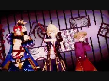 【MMD一血卍傑】コンピラ・スズメ・チョウチンビでSCREAM