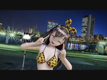 【MMD】キズナアイを日本丸メモリアルパークで踊らせてみた【夜景バージョン】