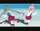 カメラ自作 【MMD艦これ】にゃんぱいあ体操 巻雲と、つばさVer清霜 1080p60fps MMD MikuMikuDance