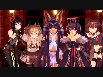 【MMD萌王EX】萌王5人で『気まぐれメルシィ』1080p