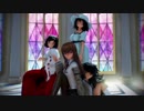 【MMDシュタゲ】ヒロイン4人でマイルームディスコナイト