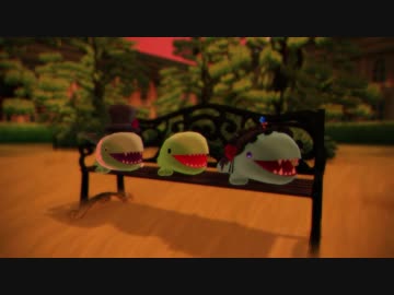【MMD-OMF8】カッパと徳田と中庭と【MMD文アル・カッパ配布・ステージ配布】
