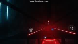 【BeatSaber】”Escape ft. Summer Haze”one saber Expert fullcombo