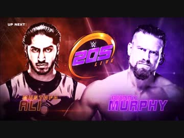 【WWE】バディ・マーフィーvsムスタファ・アリ【205 5.8】
