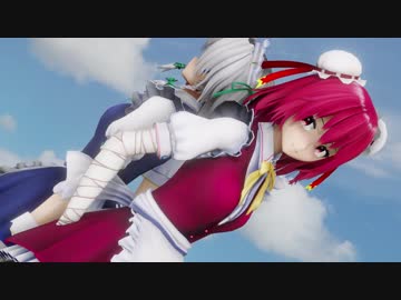 【東方MMD】メイドな華扇ちゃんと咲夜さんで乱躁滅裂ガール【1080p】