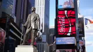 George M Cohan Statue, NY　臼井弘文