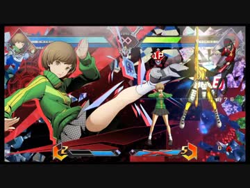【BBTAG(β)】里中千枝 初心者向け コンボムービー+おまけ【BLAZBLUE CROSS TAG BATTLE】