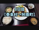 【長野県一周8日目】長野県の旧120市町村を徒歩と自転車でまわる旅with俳句【泰阜村→阿南町】