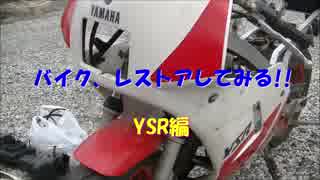 バイク、レストアしてみる!!【YSR編】part6