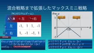 Re：ゲーム理論入門 第4回 -マックスミニ戦略-