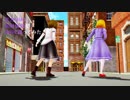 東方MMD 秘封倶楽部 WAVE踊ってみた