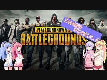 【PUBG】琴葉姉妹の成長記録 -AIM練習はじめました。-【part4】