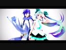 【MMD】乱躁滅裂ガール Tda式改変ミク&hzeo式kaitoV3【1080p】
