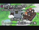 【ガールズ＆パンツァーDTM】感想戦モード 会話シーン集 Part1