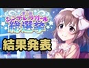 【第7回シンデレラガール総選挙】日菜子のボイス化願って結果発表を見てみた【デレステ＆デレマス】
