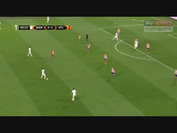 EL決勝　マルセイユ vs アトレティコ・マドリー