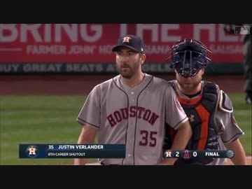 【MLB】　バーランダー完封で5勝目_2500奪三振も達成　【2018】