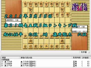 気になる棋譜を見よう１３３５（船江六段　対　藤井六段）