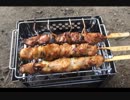 自作の炭で焼いてみた