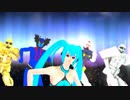 【MMD】「ETERNAL WIND～微笑は光る風の中～」ミクとガンダムとデビルマンで！！
