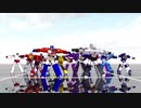 【MMDTF】サ軍とデ軍でTimberを踊ってみた