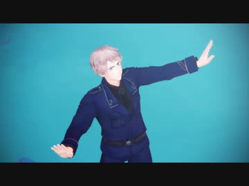 【APヘタリアMMD】普中心でWaiting For The End【静止画＋おまけの歌唱モーション】