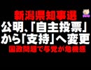 【新潟県知事選の情勢】公明が自主投票から「支持」へ - 国政問題に与党が危機感