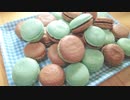 【チョコミン党】チョコミントマカロン作ってみた