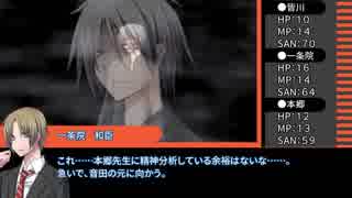 【クトゥルフ神話TRPG】月下学園怪奇譚～第三幕・第四話【ゆっくりTRPG】