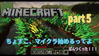 【初めてのマイクラ】ちょすこ、マイクラ始めるってよ【part５】