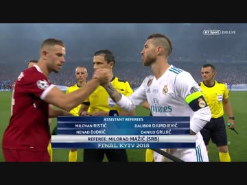 FULL前半《17-18UEFACL》 [決勝] レアル・マドリード vs リヴァプール