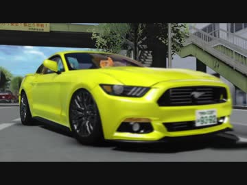 【MMD-OMF8】フォード・マスタングGT 2016年式【MMDモデル配布】